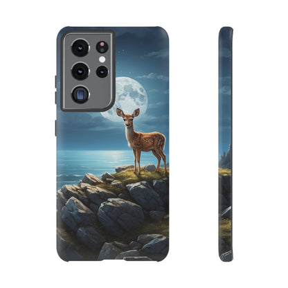 Enchanted Fawn Under the Moonlit Sky Samsung Galaxy Case