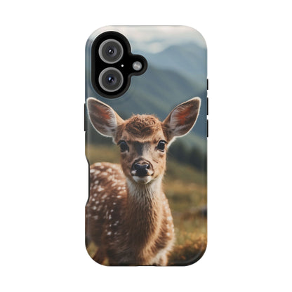 Gentle Fawn in Mountain Meadows MagSafe iPhone Case