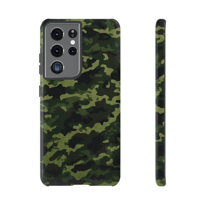 Dark Green Camouflage – Samsung Galaxy Case, Durable and Stylish