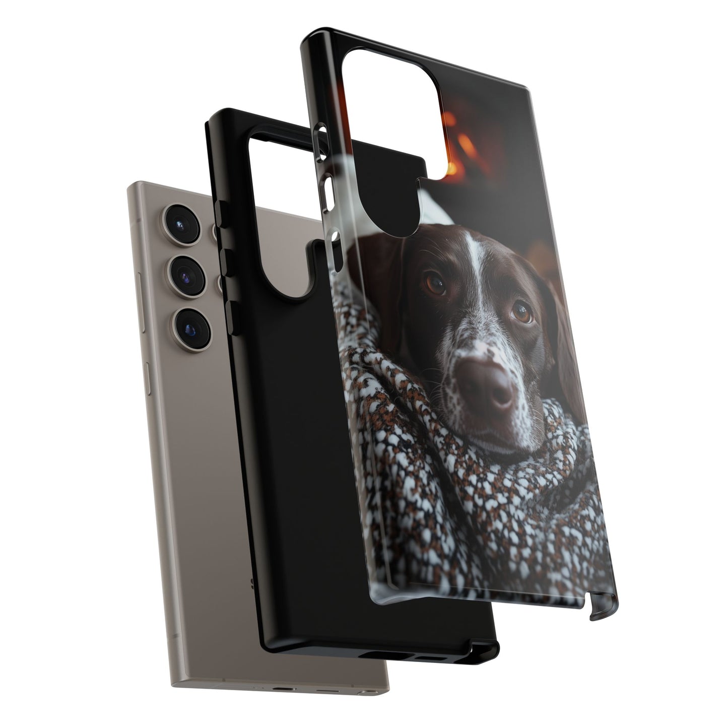 Relaxed German Shorthaired Pointer Samsung Galaxy Case – Rustic Charm Protective Cover