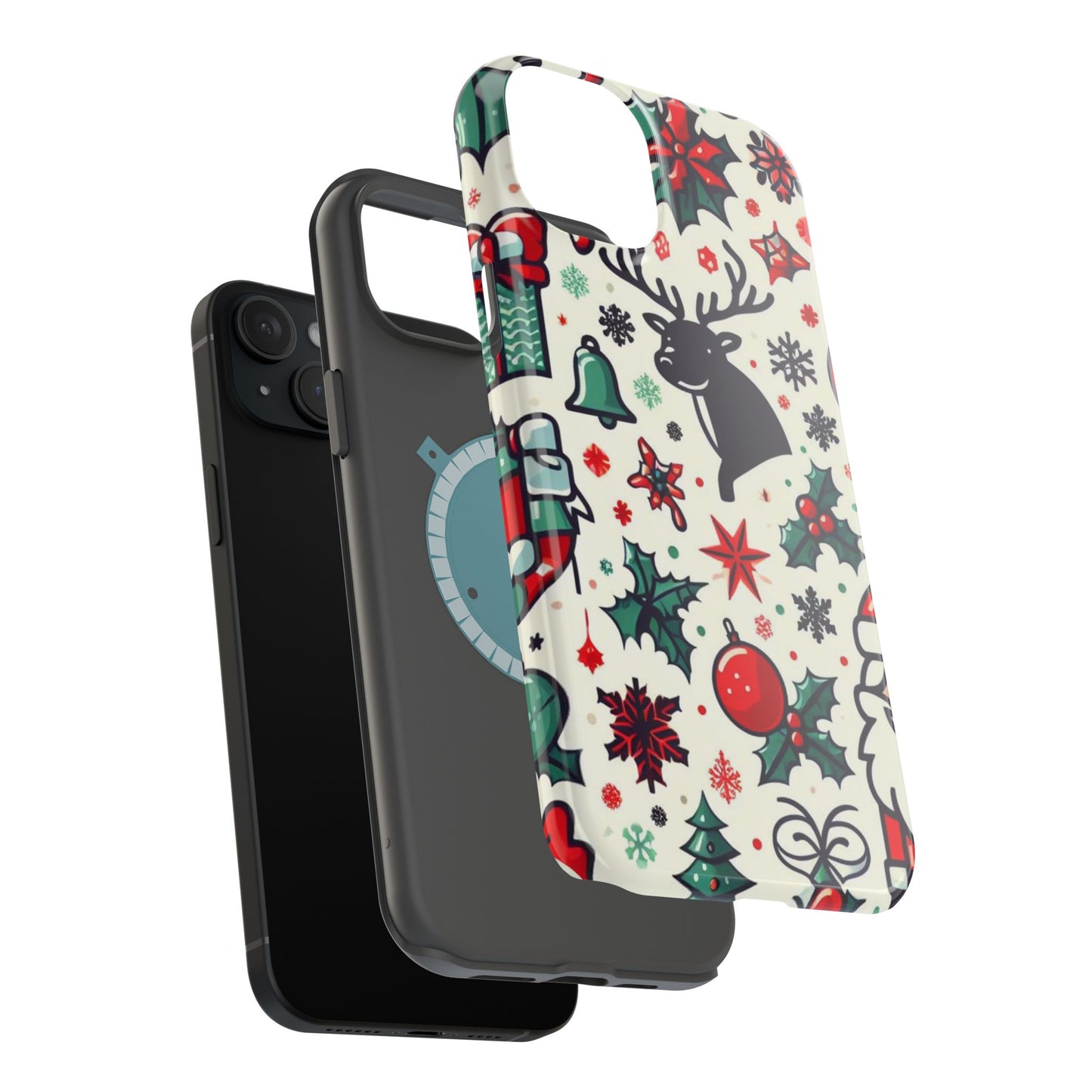 Cartoon Christmas Cheer – MagSafe iPhone Case