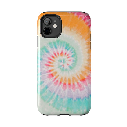 Pastel Swirl Tie-Dye iPhone Case – Soft & Minimalistic Style