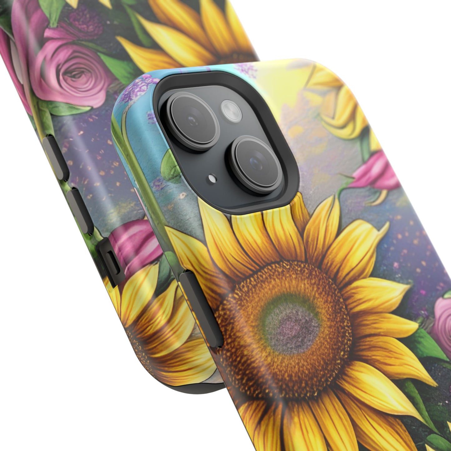 Whimsical Sunflower & Rose Garden - MagSafe iPhone Series Case