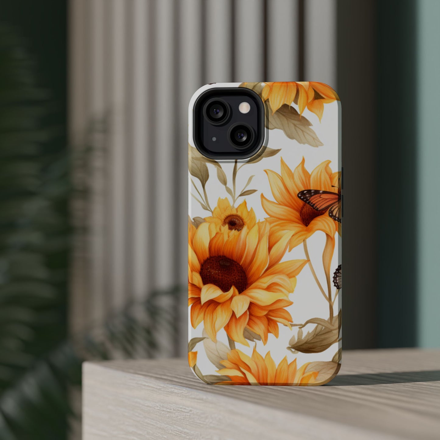 Sunflower & Monarch Garden - MagSafe iPhone Series Case