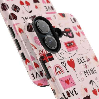 iPhone Case: Bee Mine Love Doodles