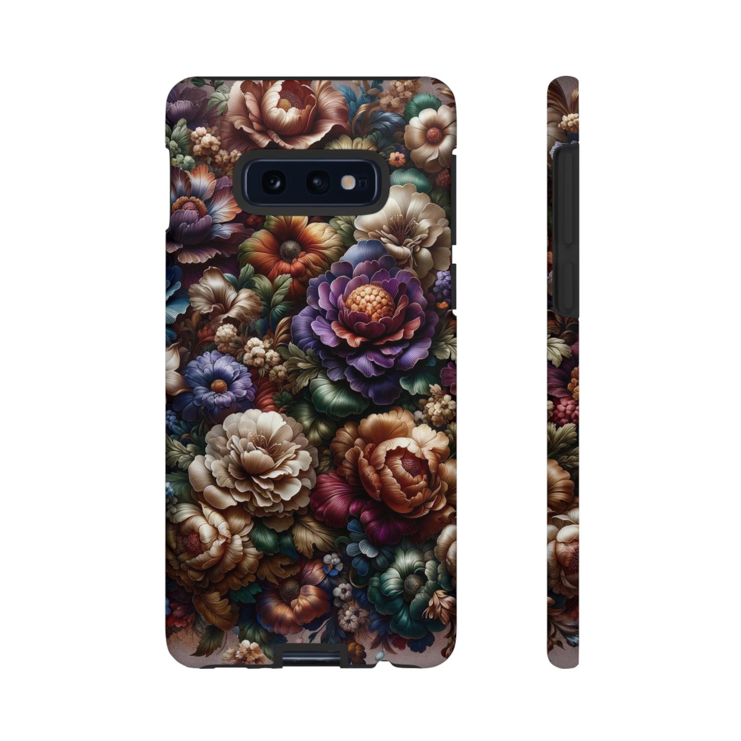 Floral Elegance For Samsung - Protective Dual-Layer Design with Vibrant Full-Wrap Print