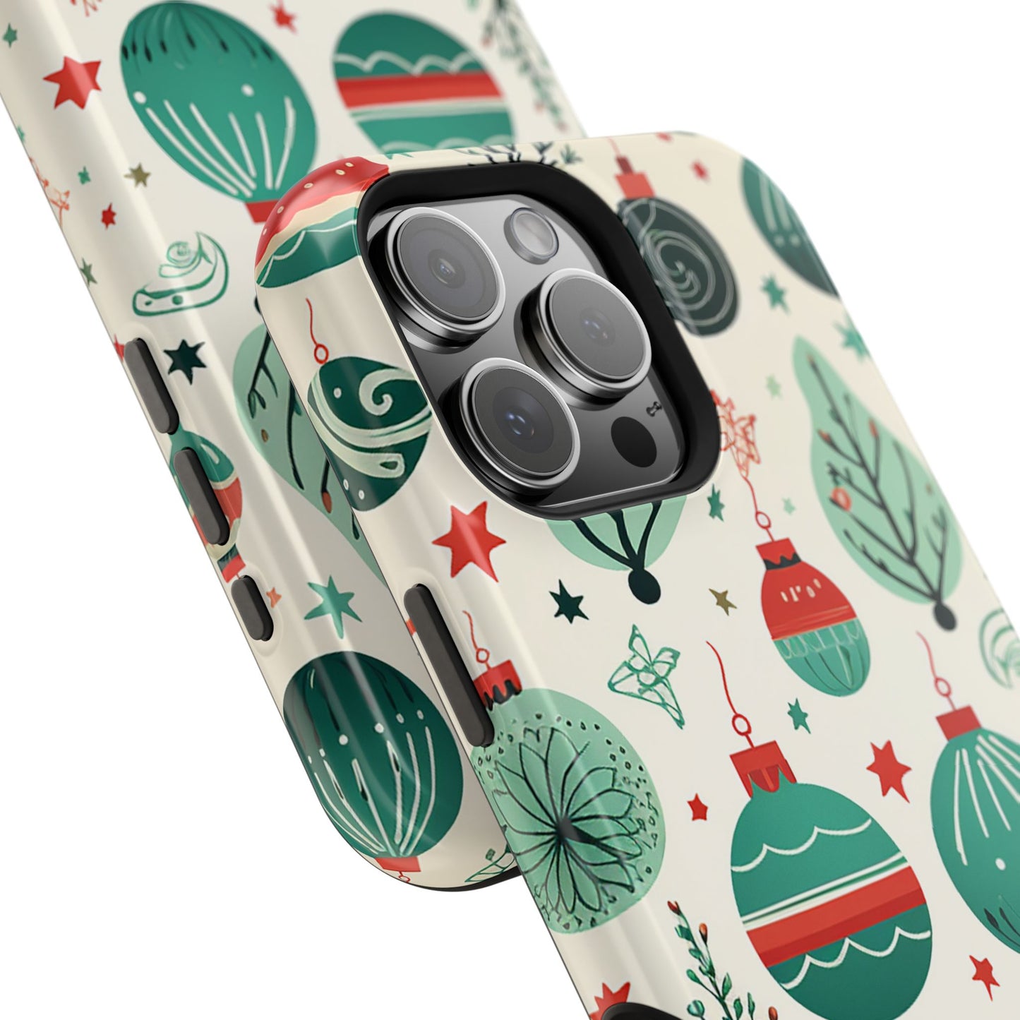 Vintage Christmas Ornaments Pattern – MagSafe iPhone Series Case