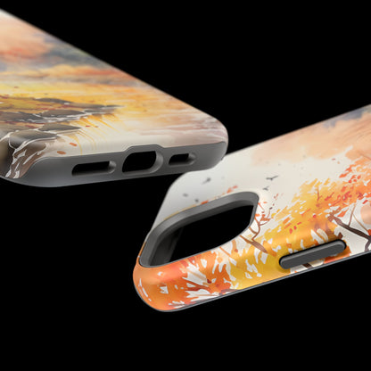 Autumn River Serenity – MagSafe iPhone Case