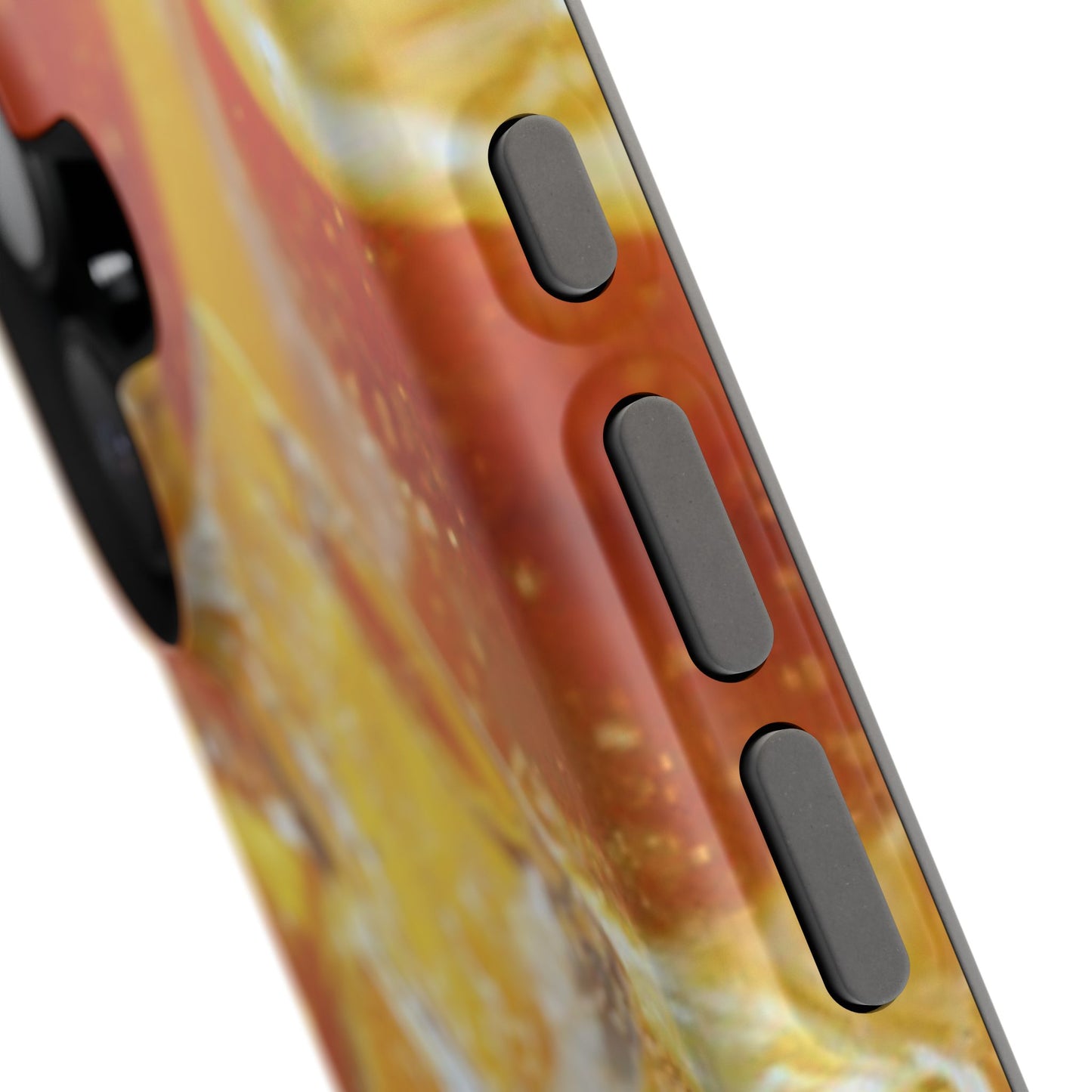 Citrus Orange Splash MagSafe iPhone Case – Dual-Layer Tough Protection, Vibrant Summer Design