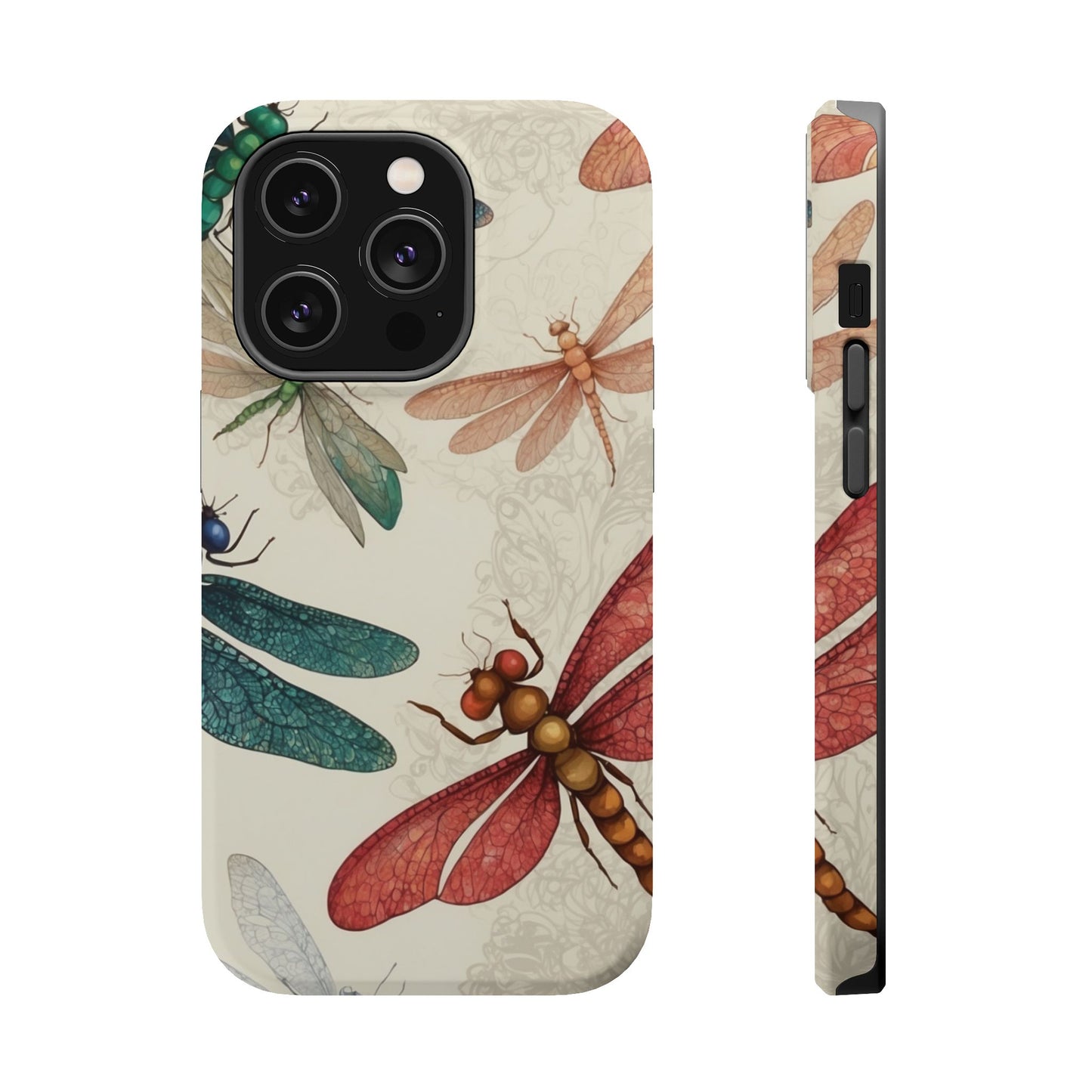 Vintage Dragonfly Garden – MagSafe iPhone Series Case