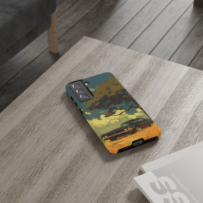 Retro Road Trip Vintage Car iPhone Case