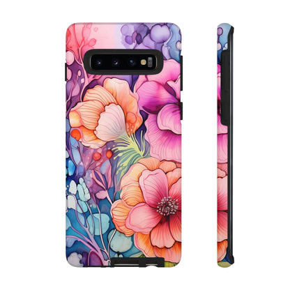 Bright Watercolor Floral Splash iPhone Series Case – Bold Artistic Design