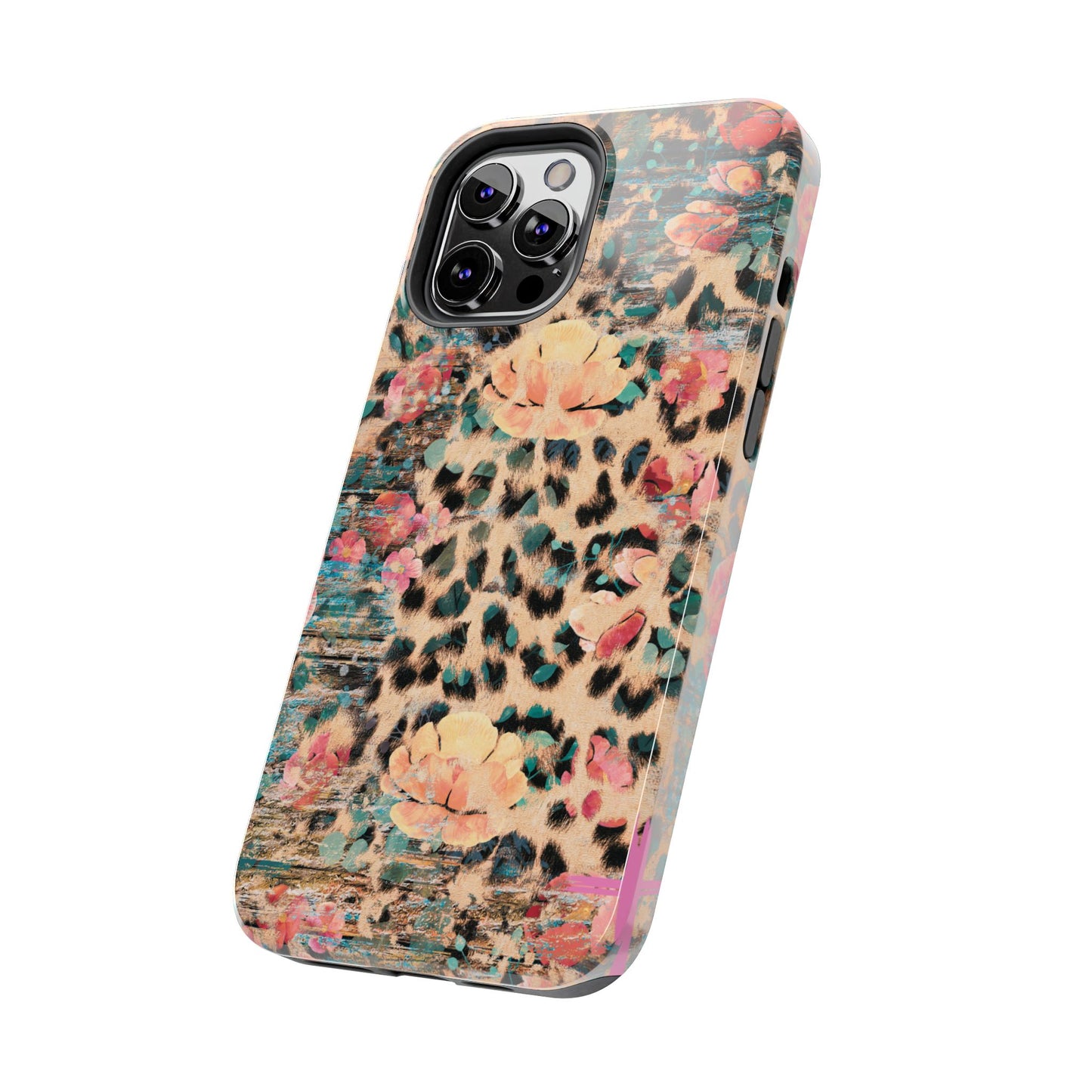 Rustic Floral Leopard - iPhone Series Case