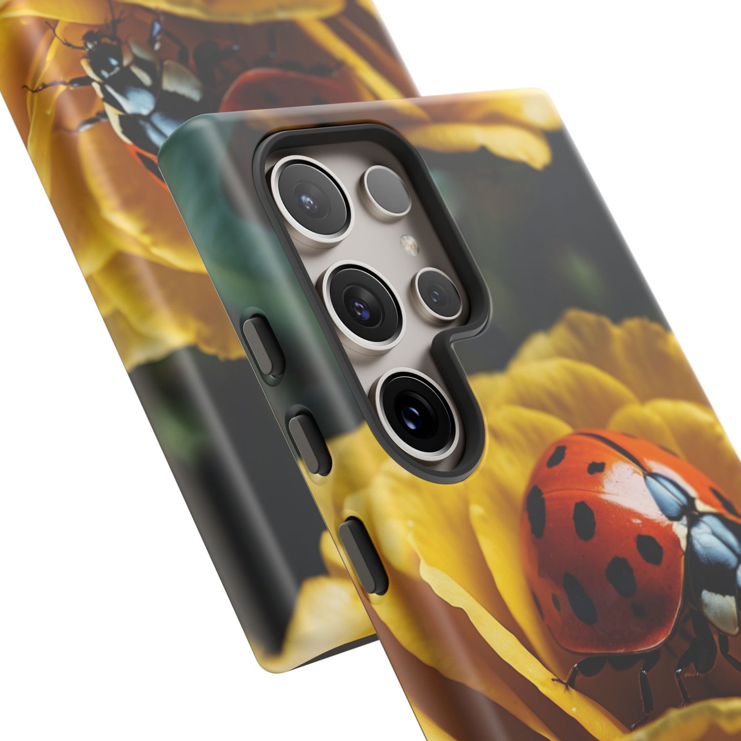 Samsung Galaxy Case: Ladybug on Yellow Petals