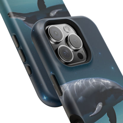 Midnight Ocean Dolphin - MagSafe-Compatible Case