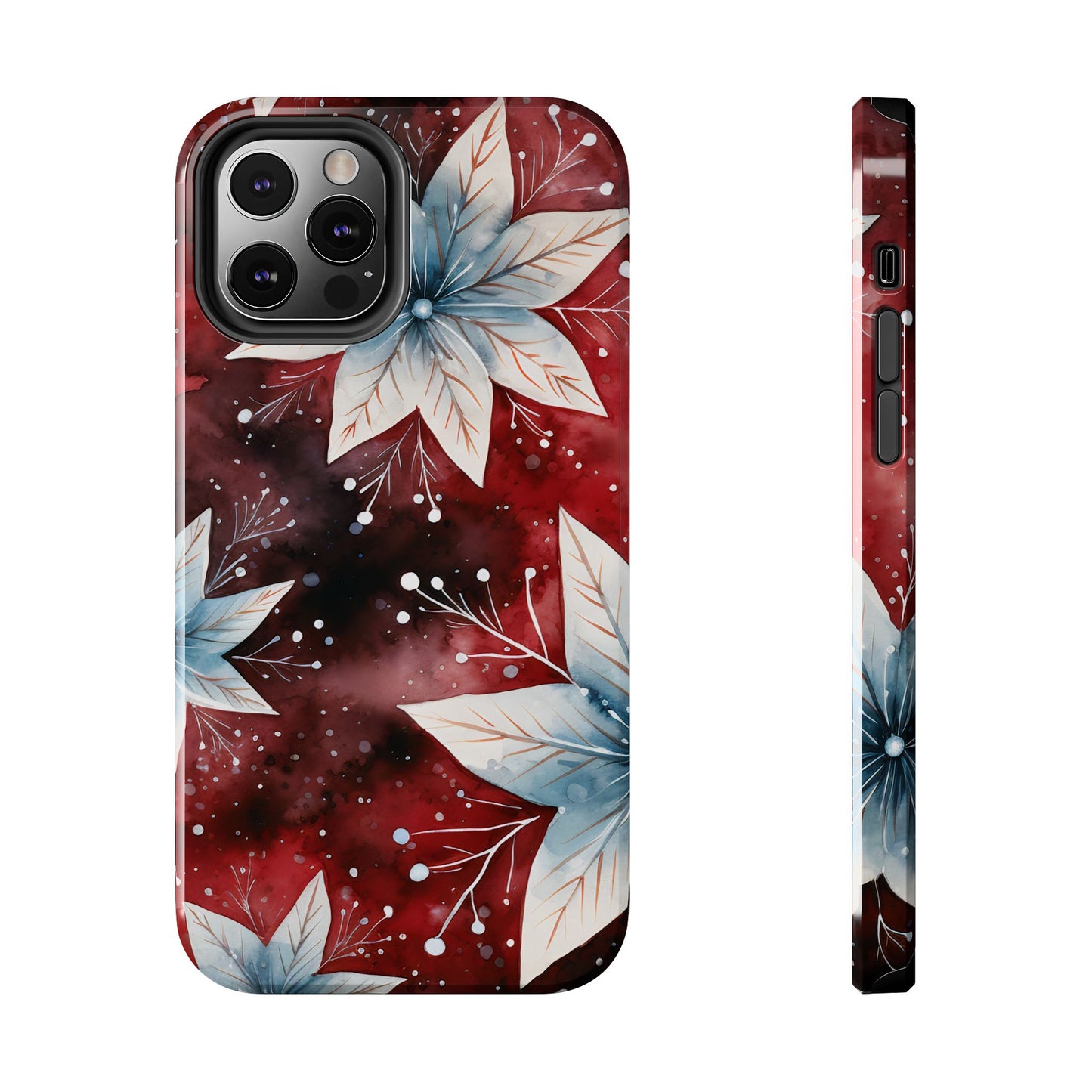 Winter Bloom Poinsettia – iPhone Case