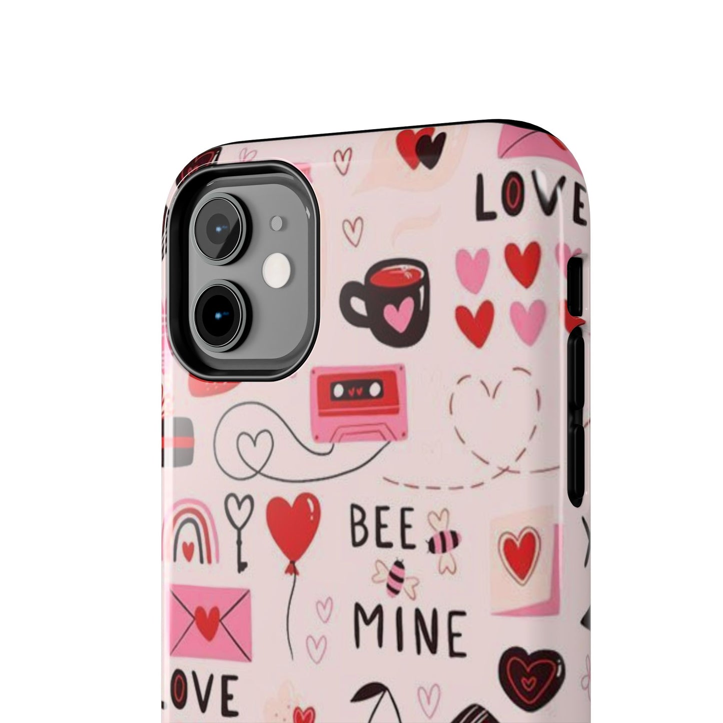 iPhone Case: Bee Mine Love Doodles