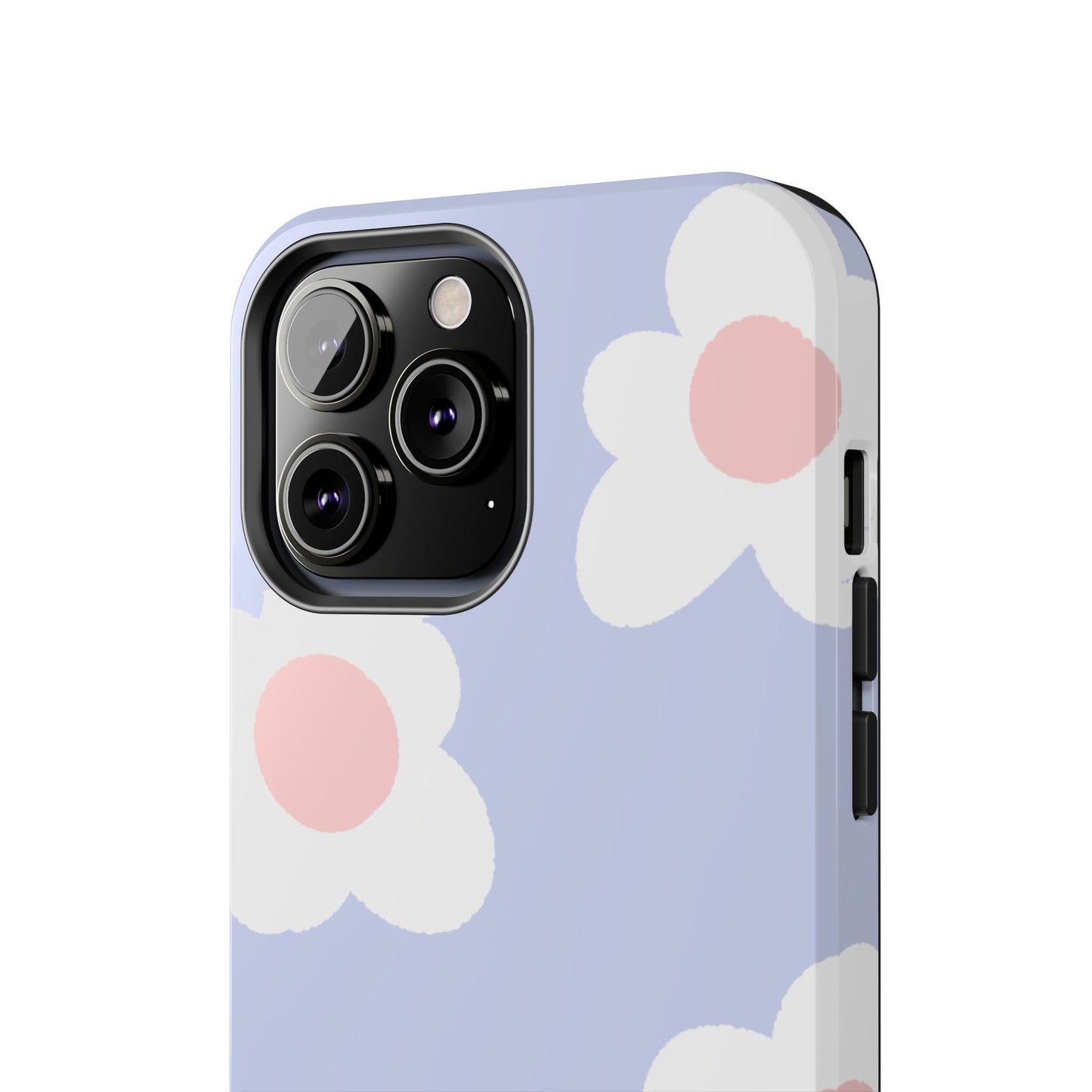 Retro Daisy Pastel Tough iPhone Case – Durable Design with Soft Matte Finish