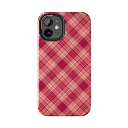 Rustic Red Plaid – iPhone Series Case