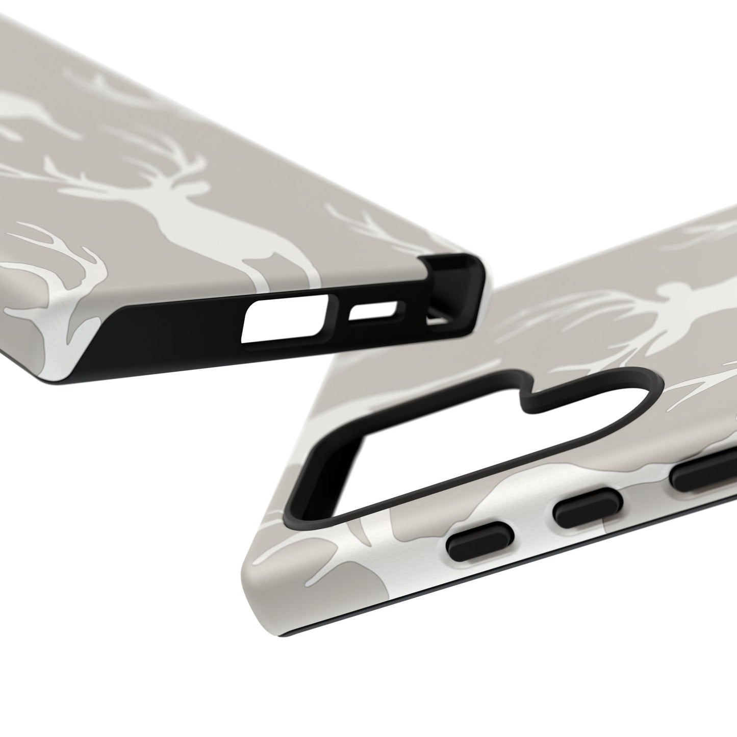 Minimalist Deer Silhouette Pattern – Samsung Galaxy Series Case