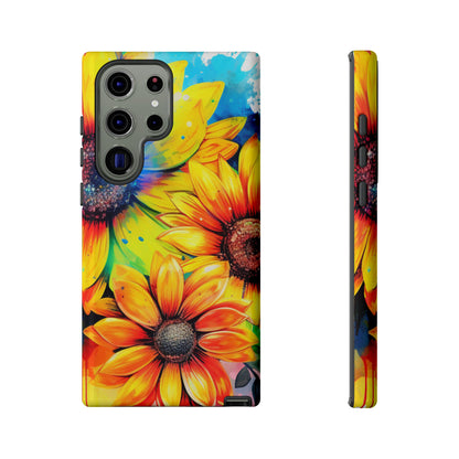 Vibrant Sunflower Splash - Samsung Galaxy Series Case