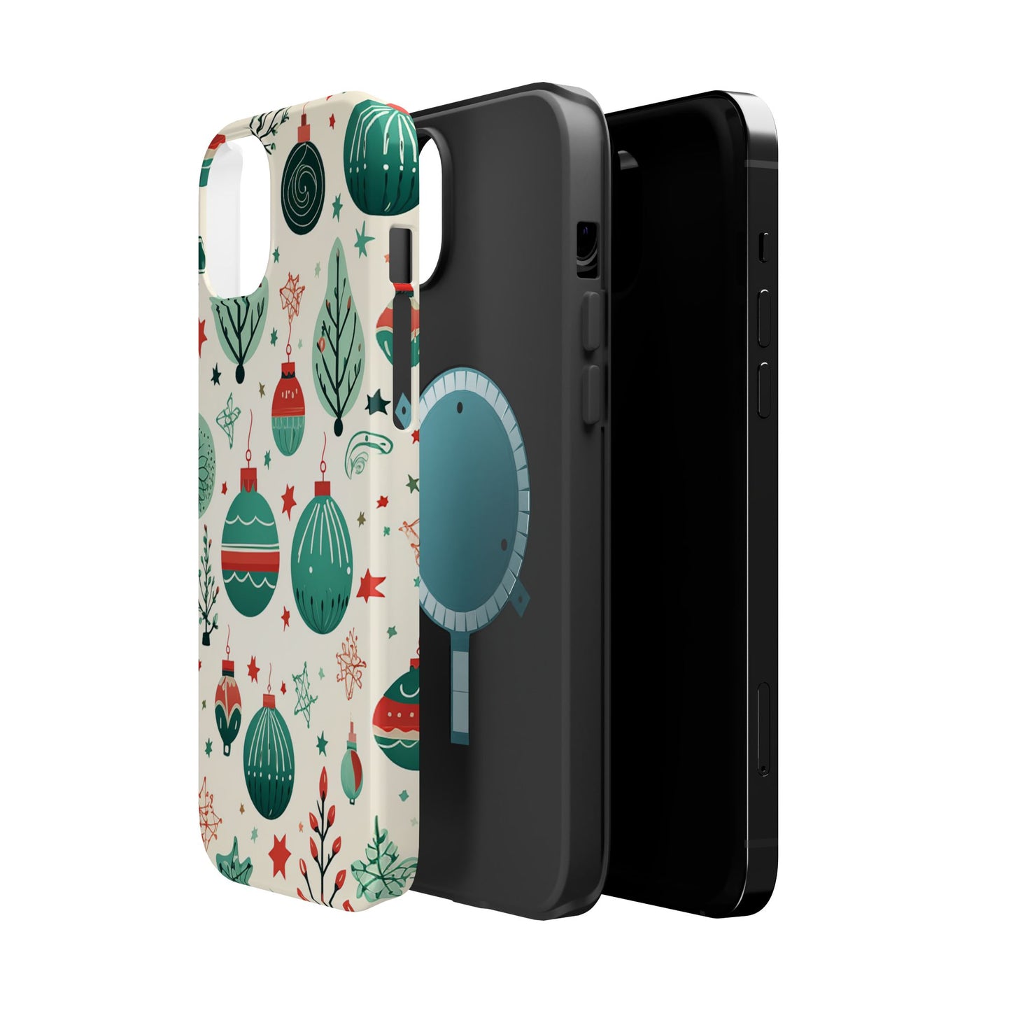 Vintage Christmas Ornaments Pattern – MagSafe iPhone Series Case