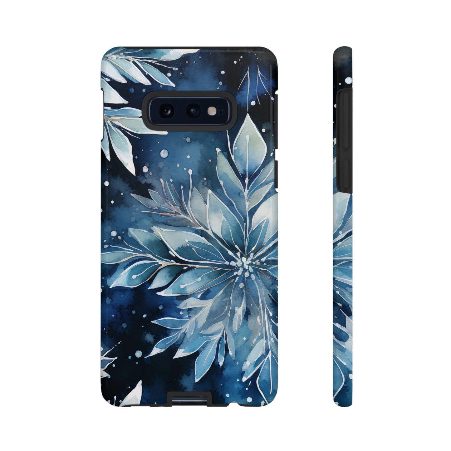 Winter’s Embrace – Blue Snowflake Samsung Galaxy Case