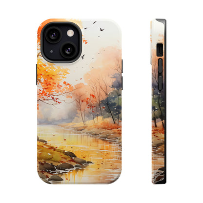 Autumn River Serenity – MagSafe iPhone Case