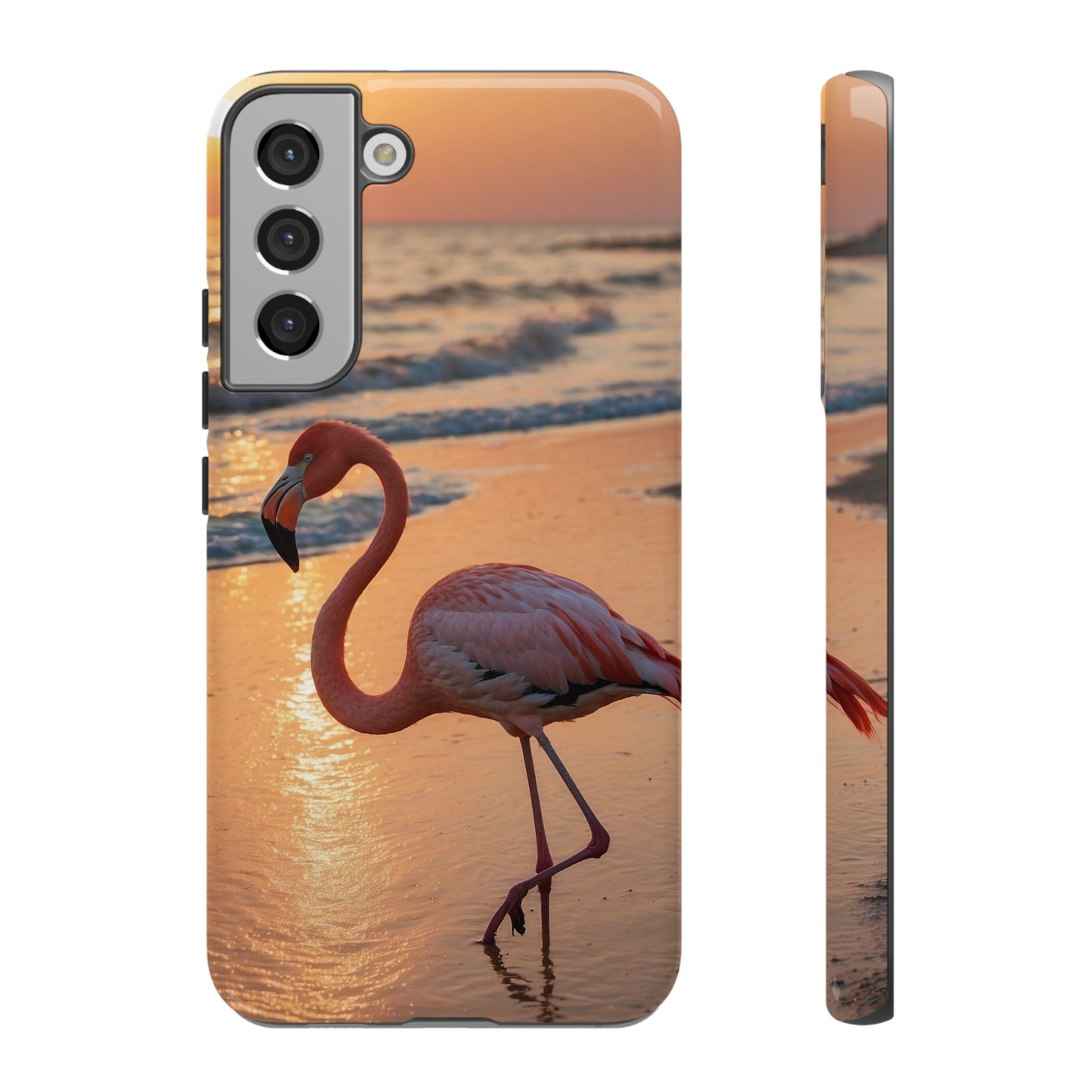 Island Beauty – Flamingo Samsung Galaxy Case