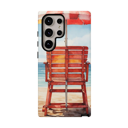 Beachfront Sunset Lounge Samsung Galaxy Case – Rearview Edition