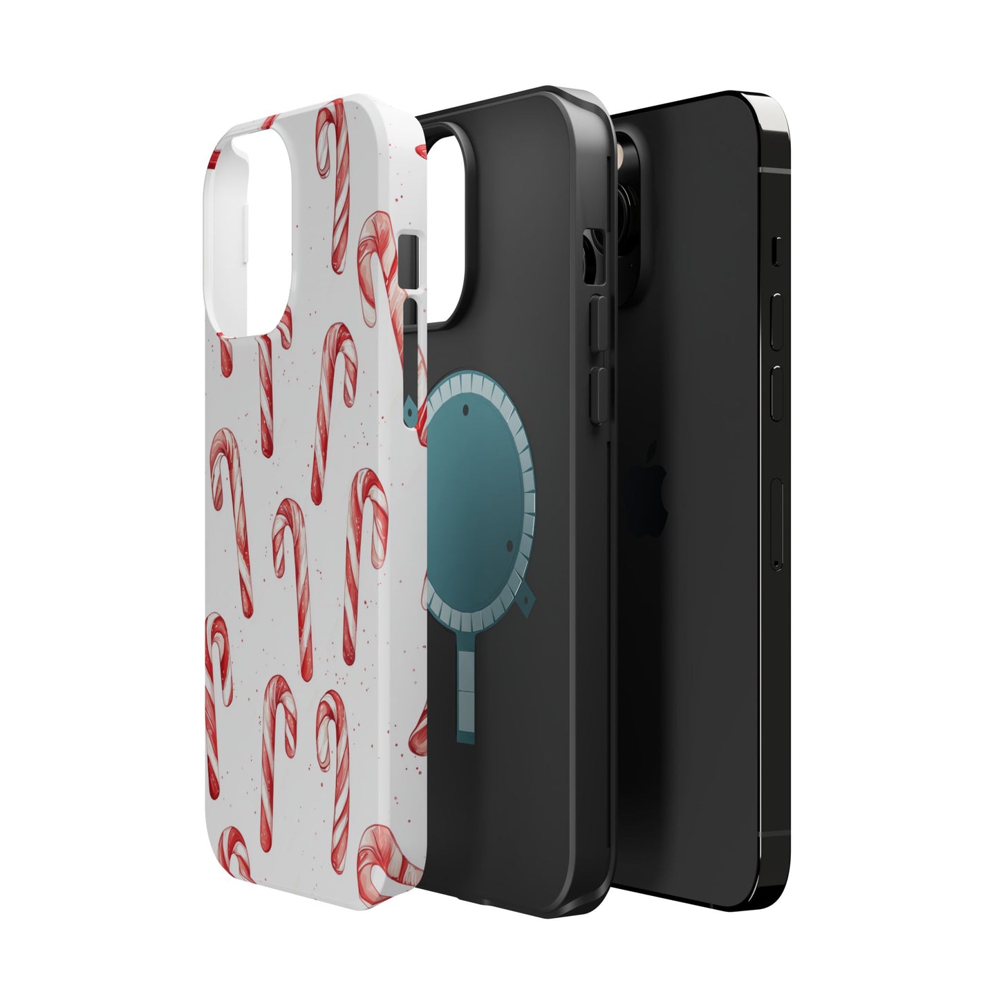 Candy Cane Christmas Pattern – MagSafe iPhone Series Case