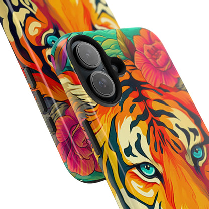 Fierce Rainbow Tiger Art - iPhone Series Case