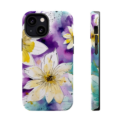 Abstract Floral Watercolor Splash - MagSafe iPhone Series Case