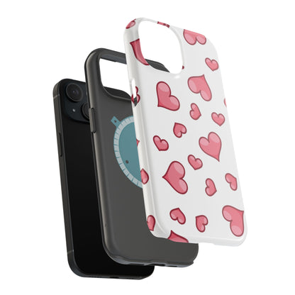 Scattered Hearts MagSafe iPhone Case