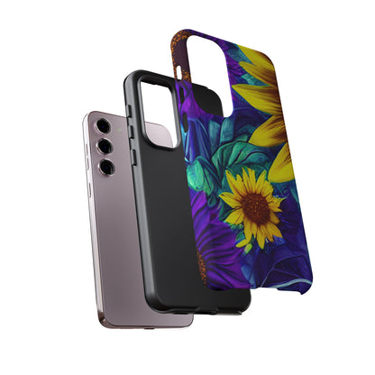 Purple & Gold Sunflower Dream - Samsung Galaxy Series Case