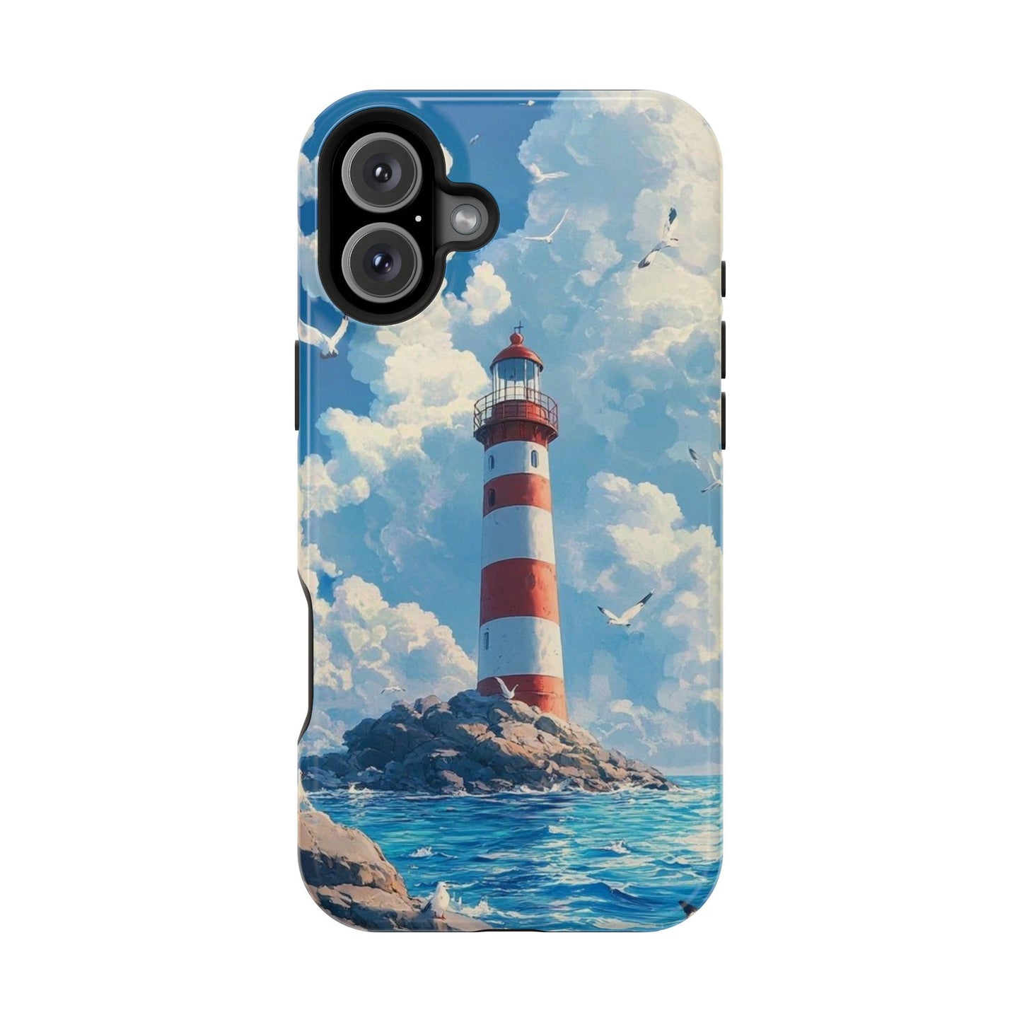 Iphone Case - Majestic Lighthouse Scene Design