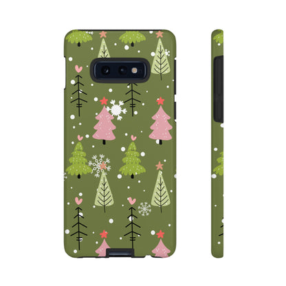 Whimsical Christmas Tree Pattern – Samsung Galaxy Series Case