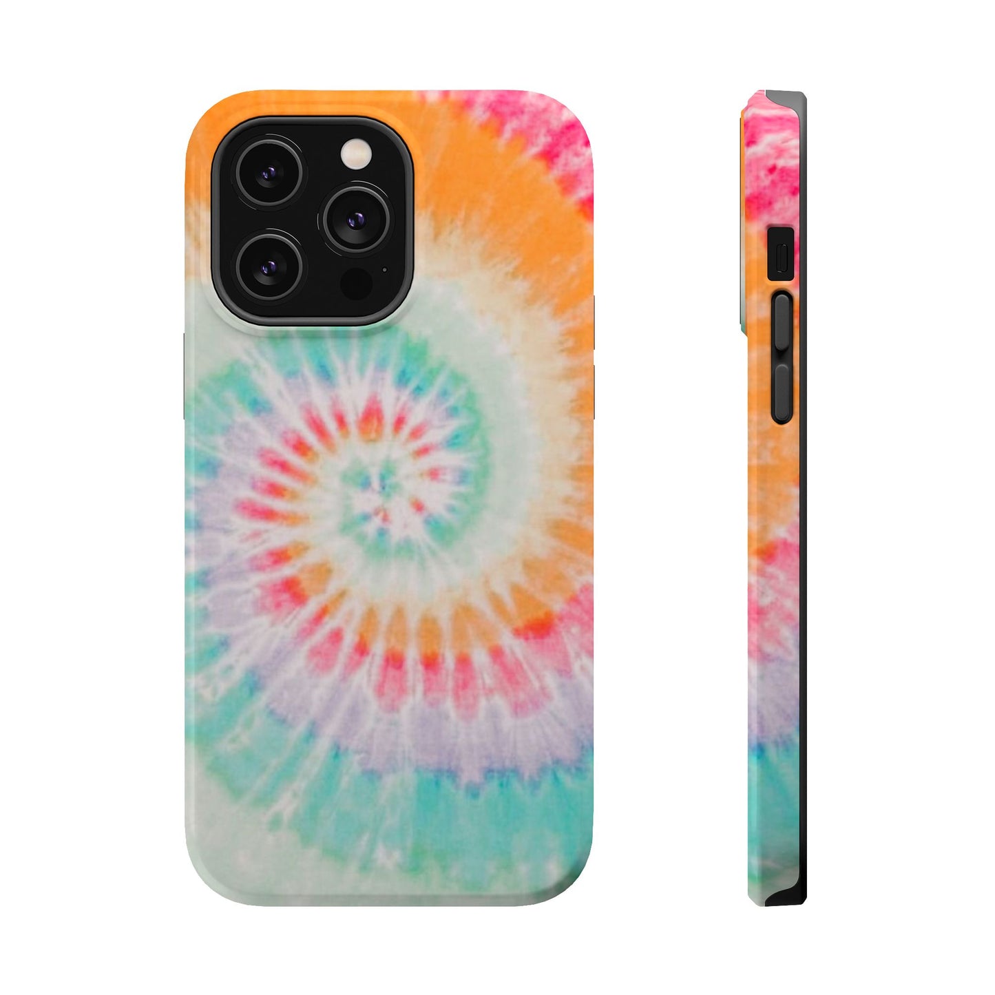 Pastel Tie-Dye MagSafe iPhone Case – Soft Colors & Magnetic Functionality