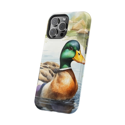 Serene Duck Reflection - MagSafe iPhone Case