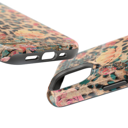 Rustic Floral Leopard - MagSafe iPhone Series Case