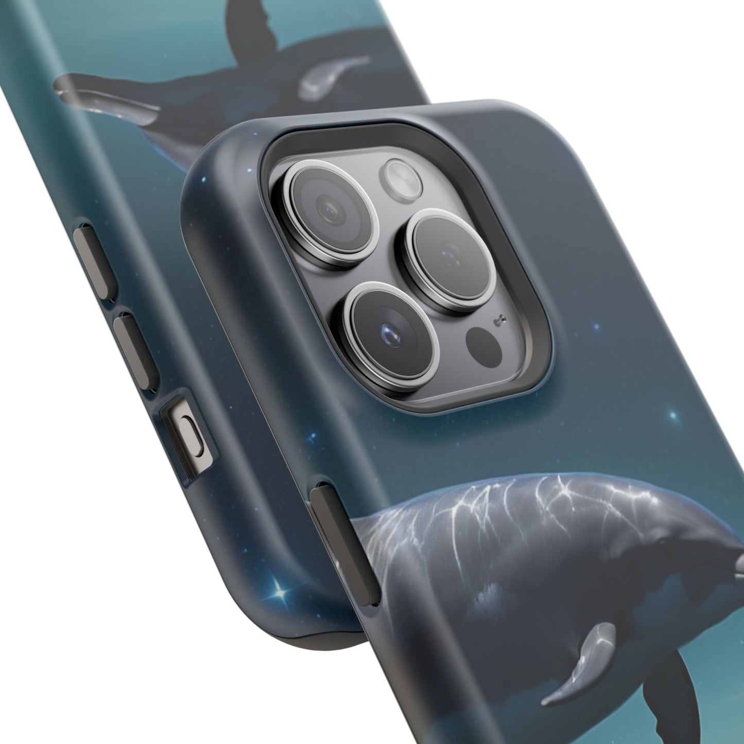 Midnight Ocean Dolphin - MagSafe-Compatible Case