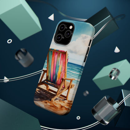 Vibrant Beach Escape MagSafe iPhone Case – Summer Vibes Design