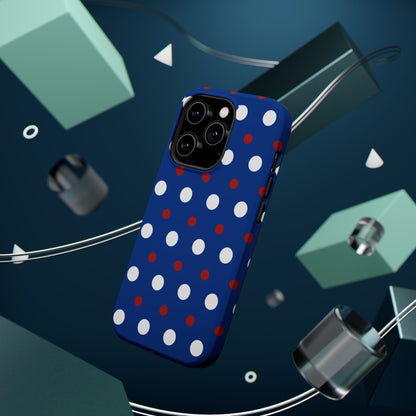 Patriotic Polka Dots – MagSafe iPhone Case