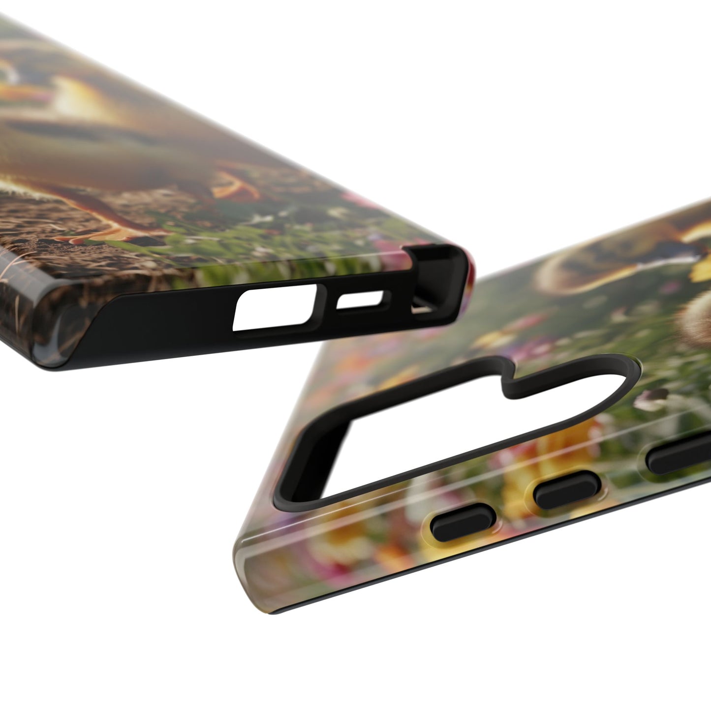 Charming Ducklings in Floral Garden - Samsung Galaxy Case