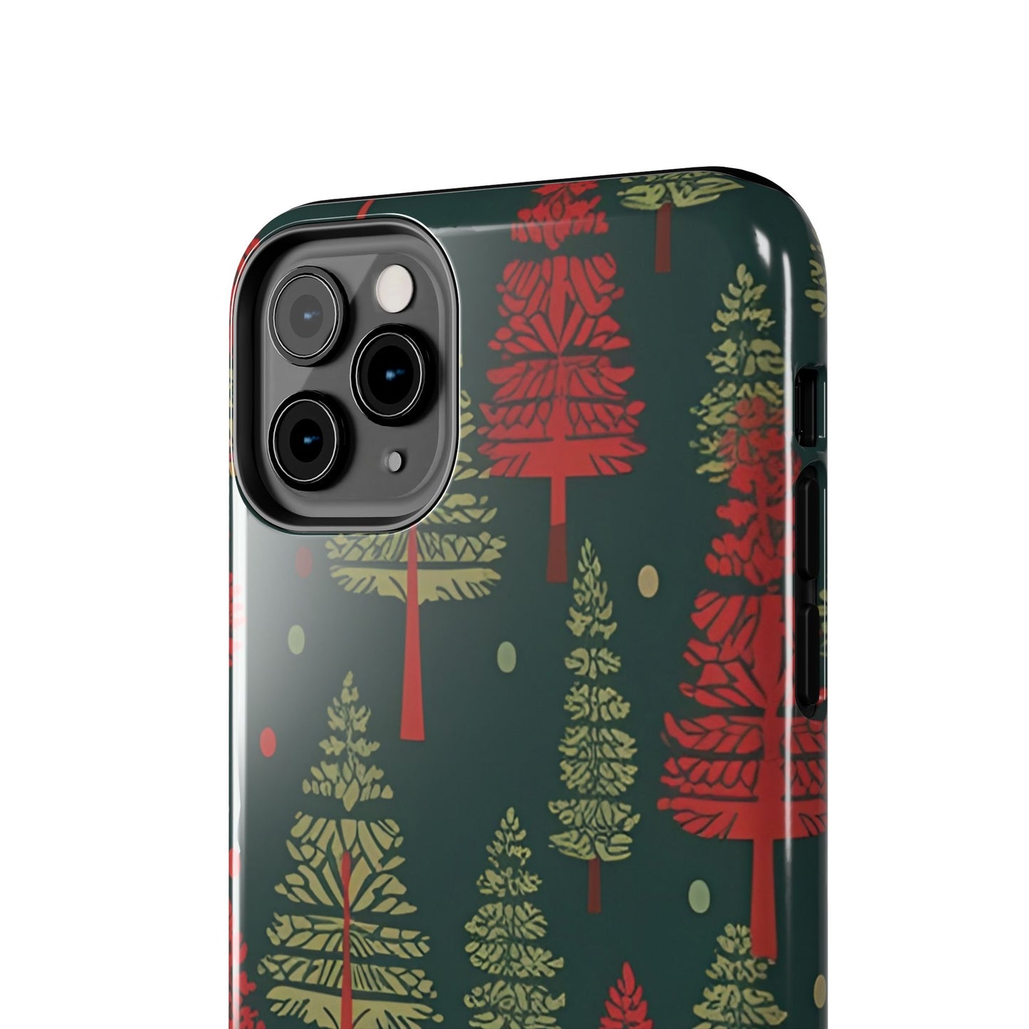 Retro Christmas Trees Pattern - iPhone Series Case