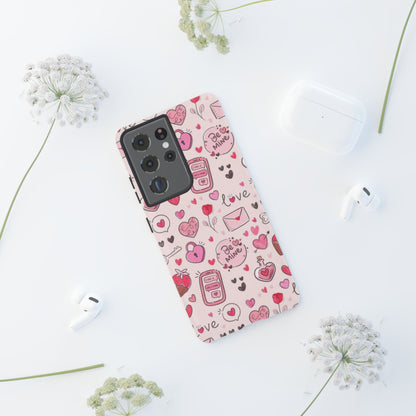 Samsung Galaxy Case: Playful Valentine's Day Icons Case