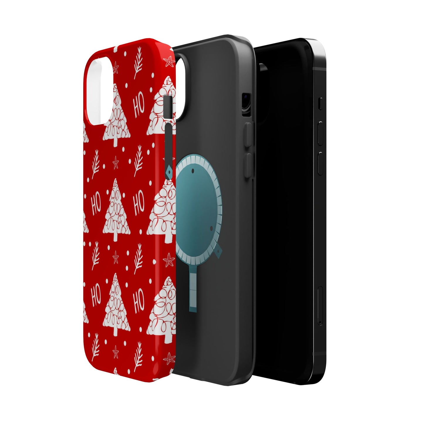 MagSafe iPhone Case: Ho Ho Ho – Christmas Tree Wonderland