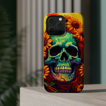 Sun Kissed Skull MagSafe iPhone Case