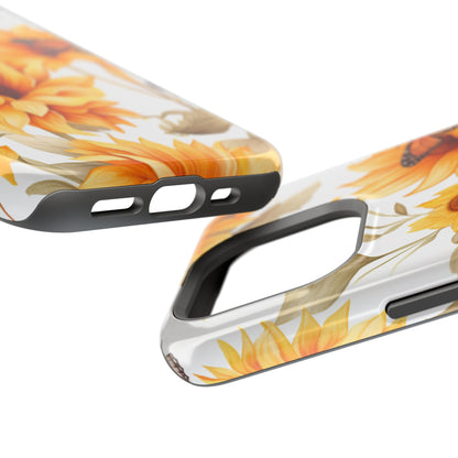 Sunflower & Monarch Garden - MagSafe iPhone Series Case