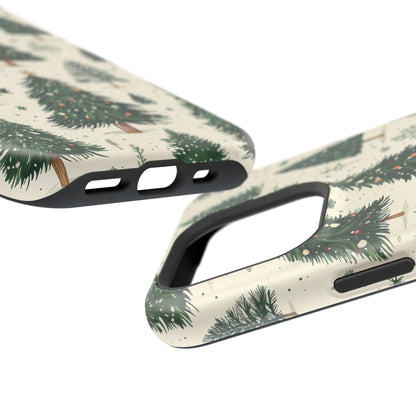 Festive Christmas Tree Forest Pattern – MagSafe iPhone Series Case